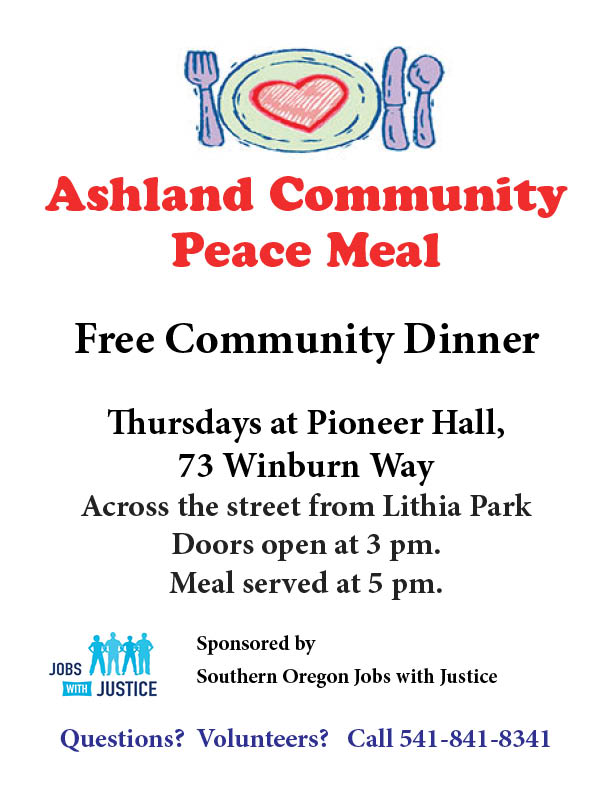 Ashland Community Peace Meal